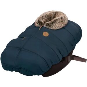 Petit Coulou Dark Blue Infant Car Seat Cover